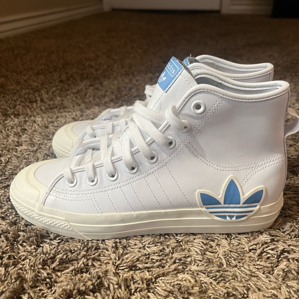 Adidas Originals Nizza Hi RF "White Blue" sneakers